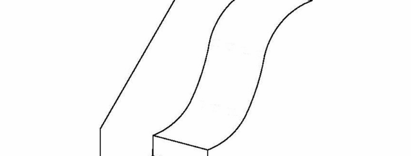 Crown moulding profile CM 1030