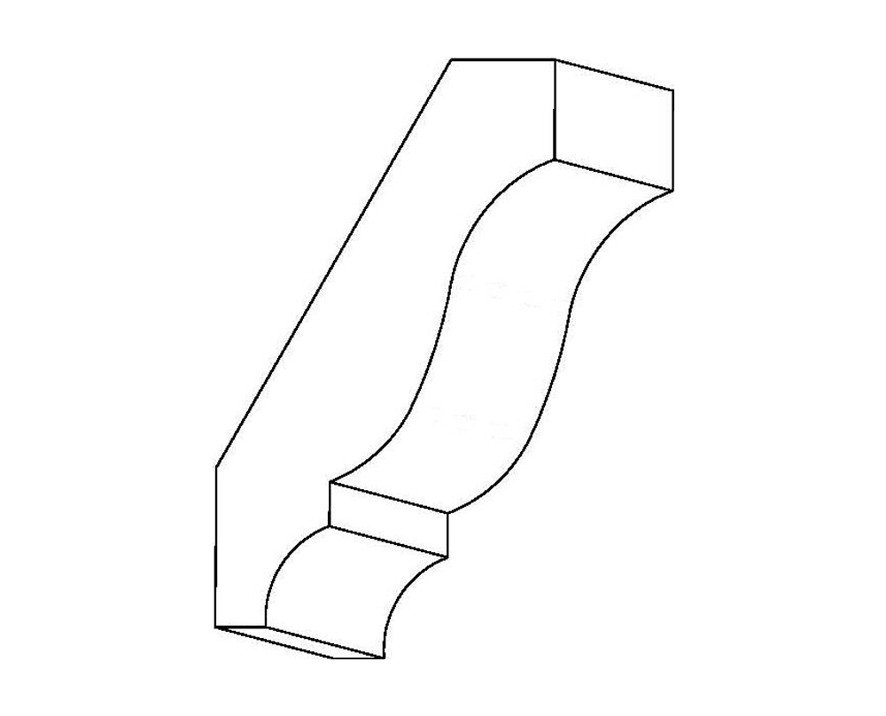 Crown moulding profile CM 1030