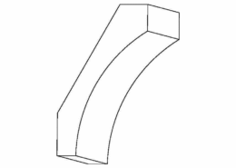 Crown moulding profile CM 1032