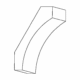 Crown moulding profile CM 1032