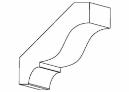 Crown moulding profile CM 1040