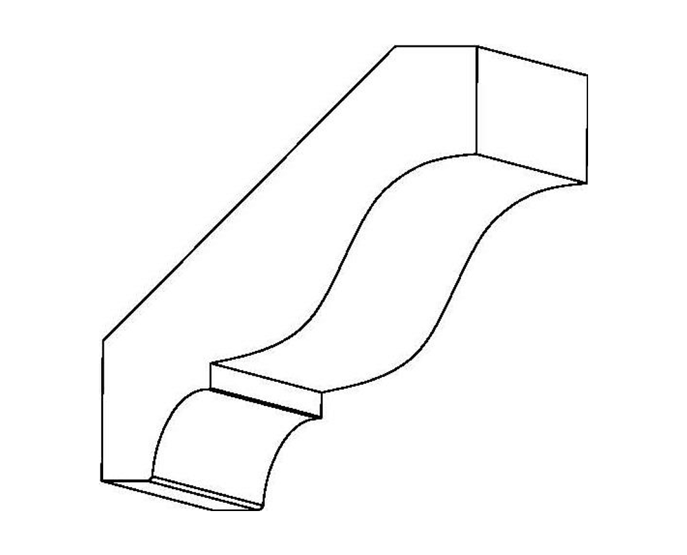 Crown moulding profile CM 1040