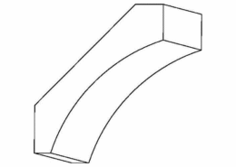 Crown moulding profile CM 1042