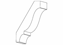 Crown moulding profile CM 2030