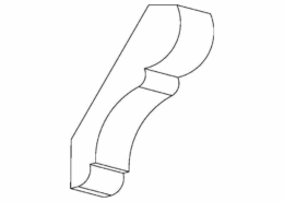 Crown moulding profile CM 2038