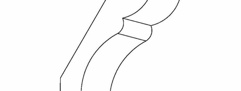 Crown moulding profile CM 2038