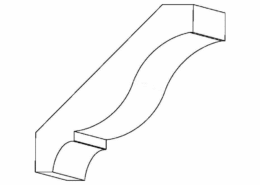 Crown moulding profile CM 2040