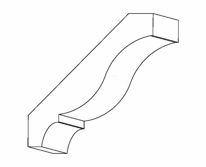 Crown moulding profile CM 2040