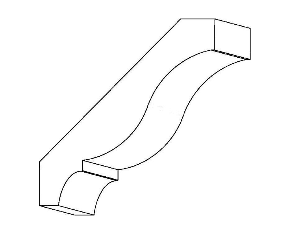 Crown moulding profile CM 2040
