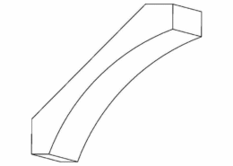 Crown moulding profile CM 2042