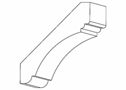 Crown moulding profile CM 2046