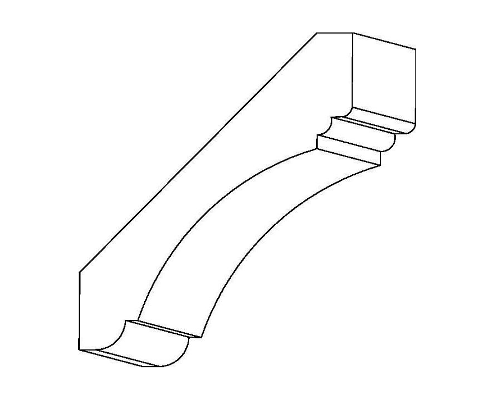 Crown moulding profile CM 2046