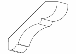 Crown moulding profile CM 2048